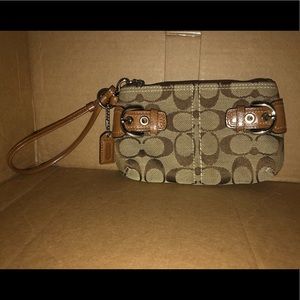 Small Coach Wristlet